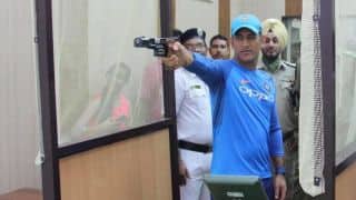 VIDEO: MS Dhoni gets involved in shooting at Kolkata
